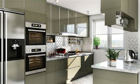 Afbeeldingsresultaten voor Parallel Kitchen Cabinets Design