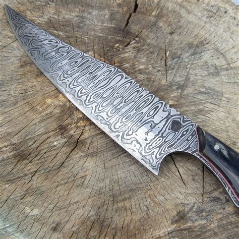 Toradh íomhá ar Ladder Pattern Damascus