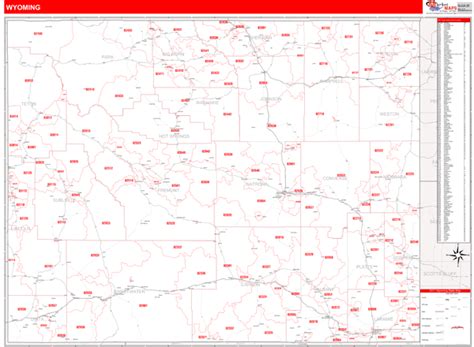 Image result for Wyoming Zip Code Map