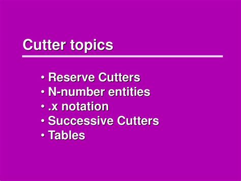 Image result for Cutter Table Library of Congress