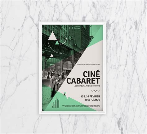 Toradh íomhá ar Modern Machine Poster Design