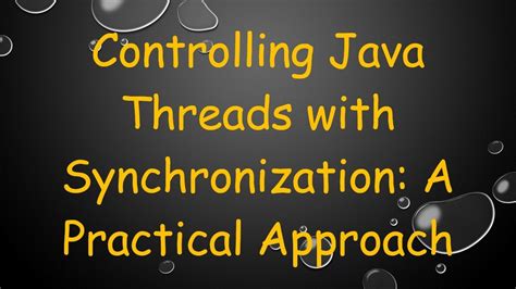 Toradh íomhá ar Controlling Threads in Java