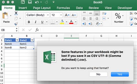 Image result for Excel CSV File Save