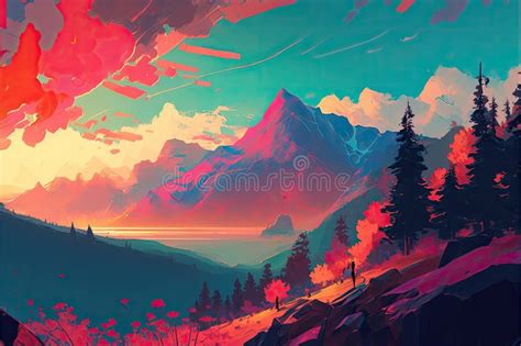 Image result for Stylized Landscape