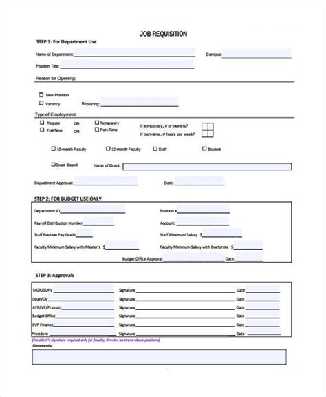 Image result for Requisition Form Sample