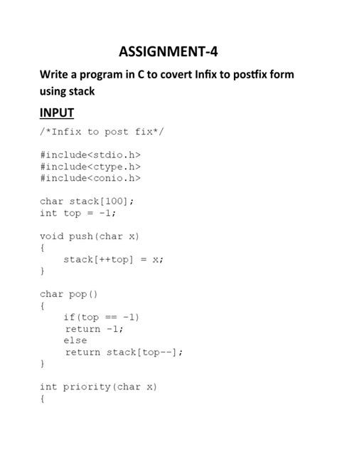 Image result for Infix to Postfix Conversion Using Stack