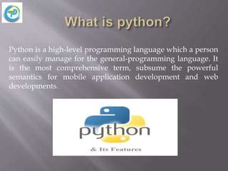 Image result for List the Advantages of Learning Python