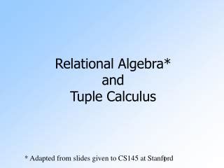 Image result for Tuple Relational Calculus