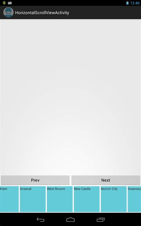 Image result for Android Scroll Horizontal