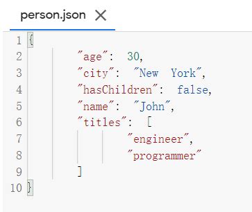 JSON Dictionary Example に対する画像結果