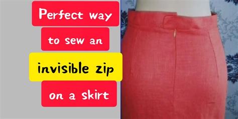 How to Install a Zipper in a Skirt に対する画像結果