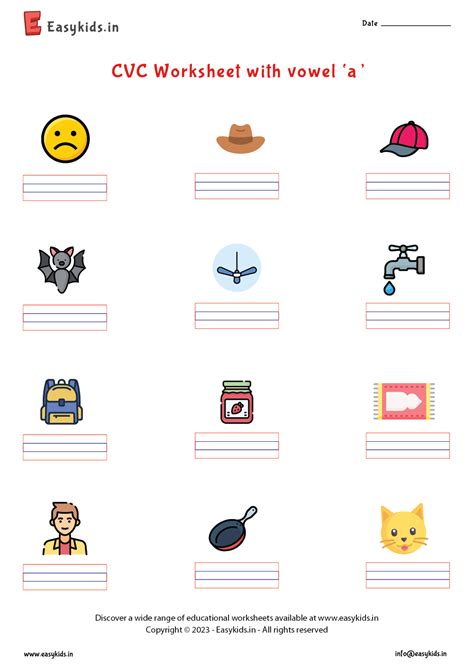 Image result for CVC Words Worksheet