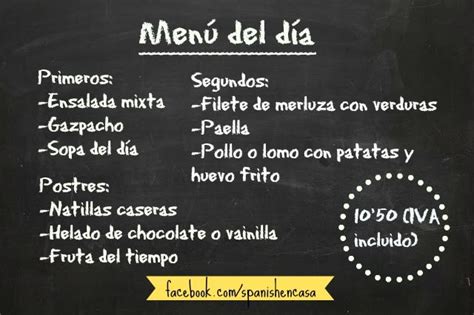 Image result for Menu Del DIA Simple Lay Out