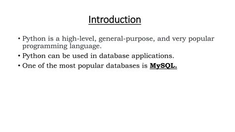 Image result for Python Database PPT