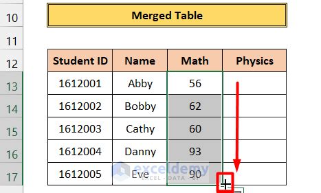 Toradh íomhá ar Combine Data in Excel