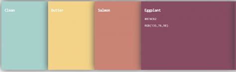 CSS Color Palette に対する画像結果
