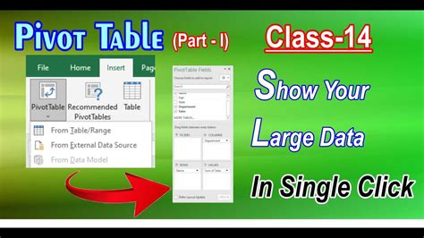 How to Create My Own PivotTable に対する画像結果