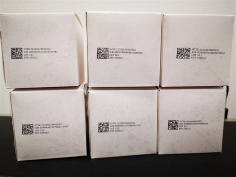 Toradh íomhá ar Bartender 2D Data Matrix