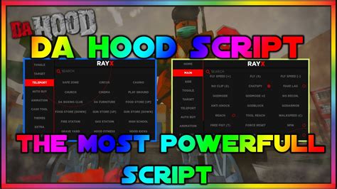 Image result for Da Hood Op Script
