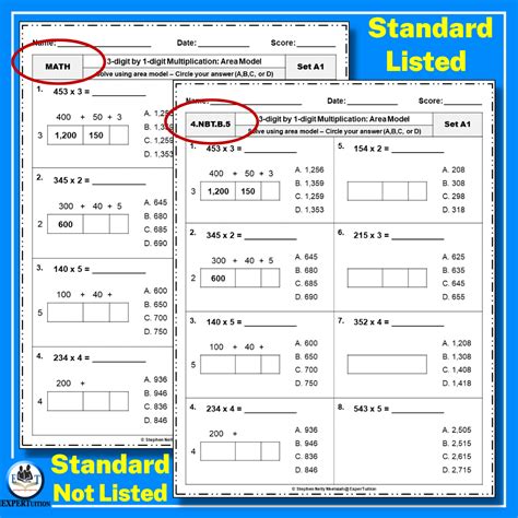 Image result for Area Model Multiplication 5th Grade
