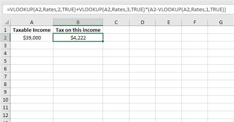 Image result for Excel Tax Formula