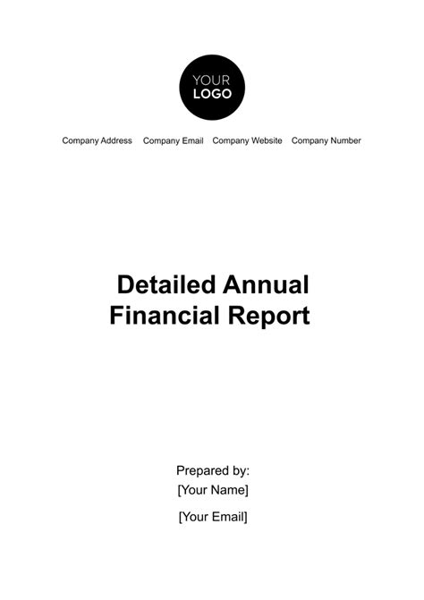 Image result for Sample Financial Report Format