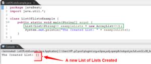 Image result for Creating a List in Java