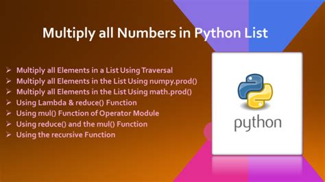 Image result for Python Multiply List by Scalar