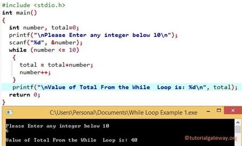 Image result for While Loop in C