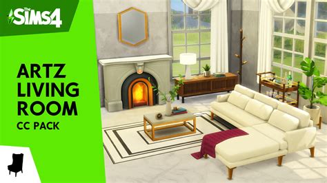 Image result for Sims 4 Living Room Wallpaper CC