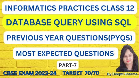 SQL Class 12 Chart Query に対する画像結果