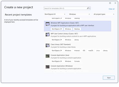 WPF Application に対する画像結果