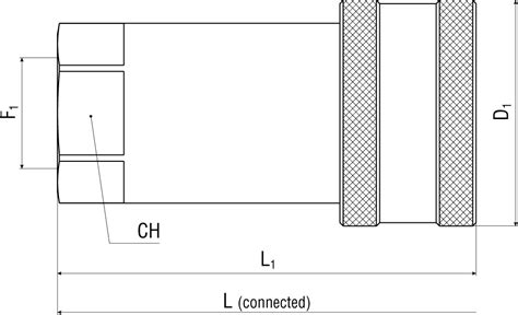 Image result for ISO Female Thread Drawing