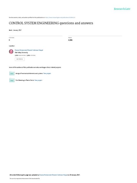 Toradh íomhá ar Control System Questions