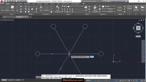 Array AutoCAD Simple に対する画像結果