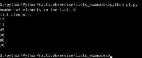 Toradh íomhá ar Print List in Range Python