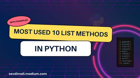 Image result for Python List Methods