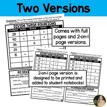 Division for Grade 3 Learning Notebook に対する画像結果