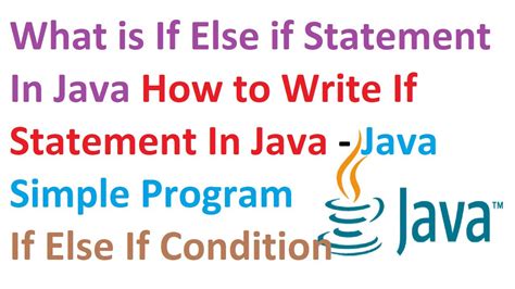 How to Write Else If in Java に対する画像結果
