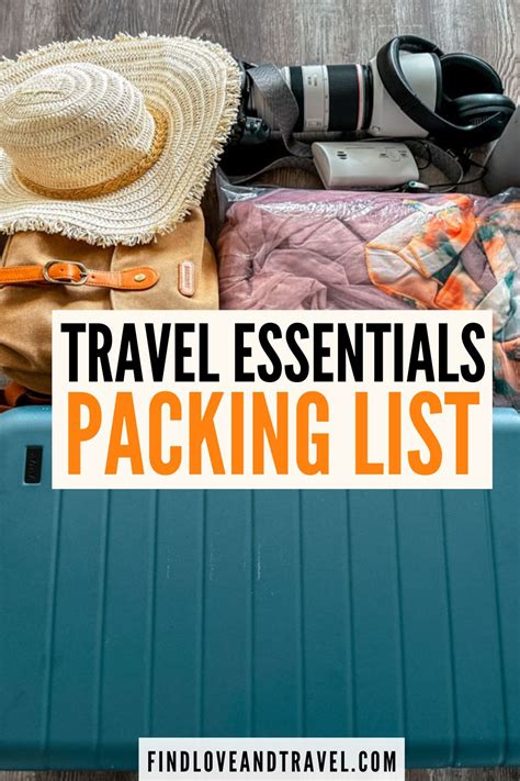 Image result for Travel Essentials Packing List