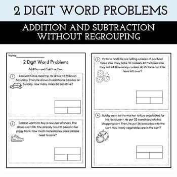 Image result for +Worksheets Multipying 2-Digit by 1 Digit Word Problems