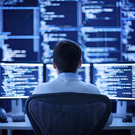 Toradh íomhá ar Blur Computer Coding Background