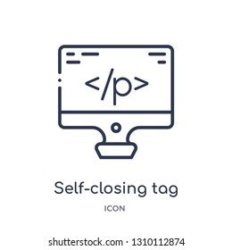 Afbeeldingsresultaten voor Self Closing Tag Icon