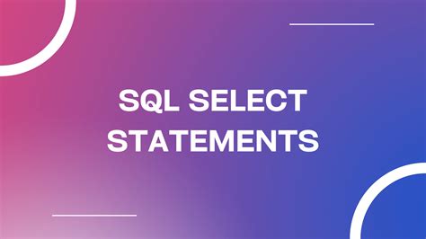 SELECT Statement SQL with URL に対する画像結果