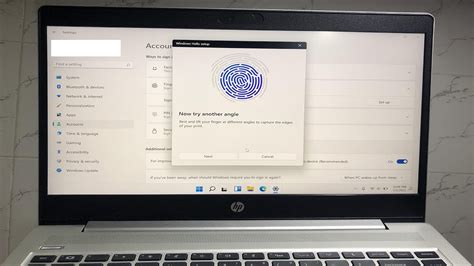 Toradh íomhá ar Dell Sticker Finger Scan