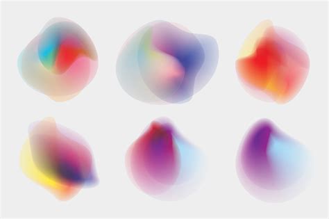 Toradh íomhá ar Colorful Gradient Shapes Text