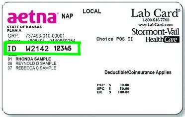 Policy Number On Insurance Card UHC に対する画像結果