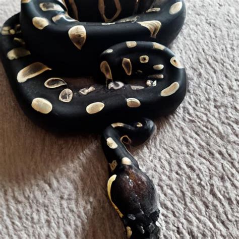 Image result for All-Black Ball Python