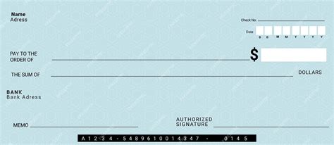 Toradh íomhá ar Check Template Vector