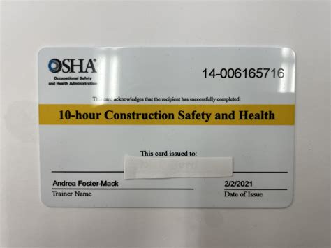 Image result for OSHA Card Portal